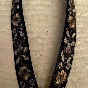 Rebecca Minkoff Leather Embroidered Strap